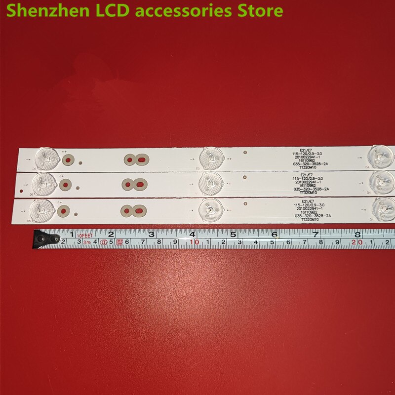 Für atvio  tv 32 & #39 ;& #39 ;  a320 sd 5 g 22 0 d 32 d 06-zc21fg-0532 d 3503 v 1 w 6 c 1 575mm 6 led led-hintergrundbeleuchtungsstreifen