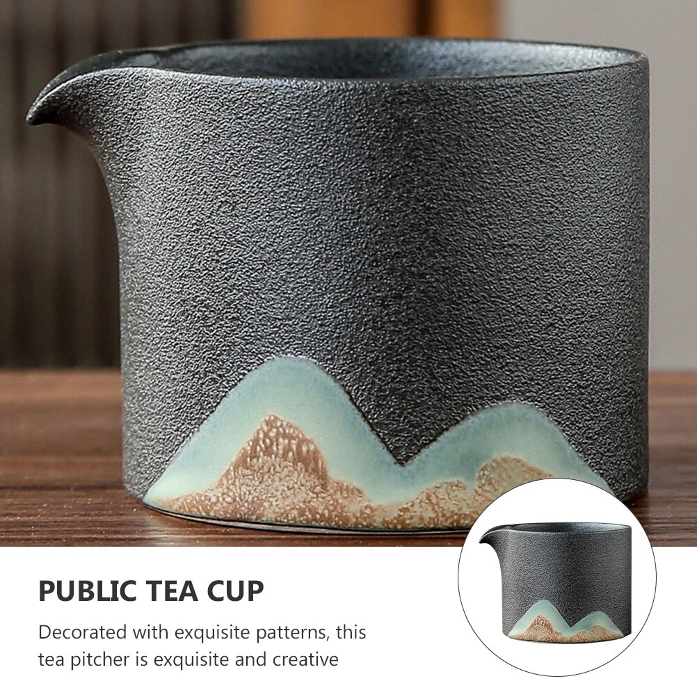 1Pc Japanse Stijl Keramische Thee Pitcher Praktische Thuis Thee Dispenser Grof Aardewerk Thee Set