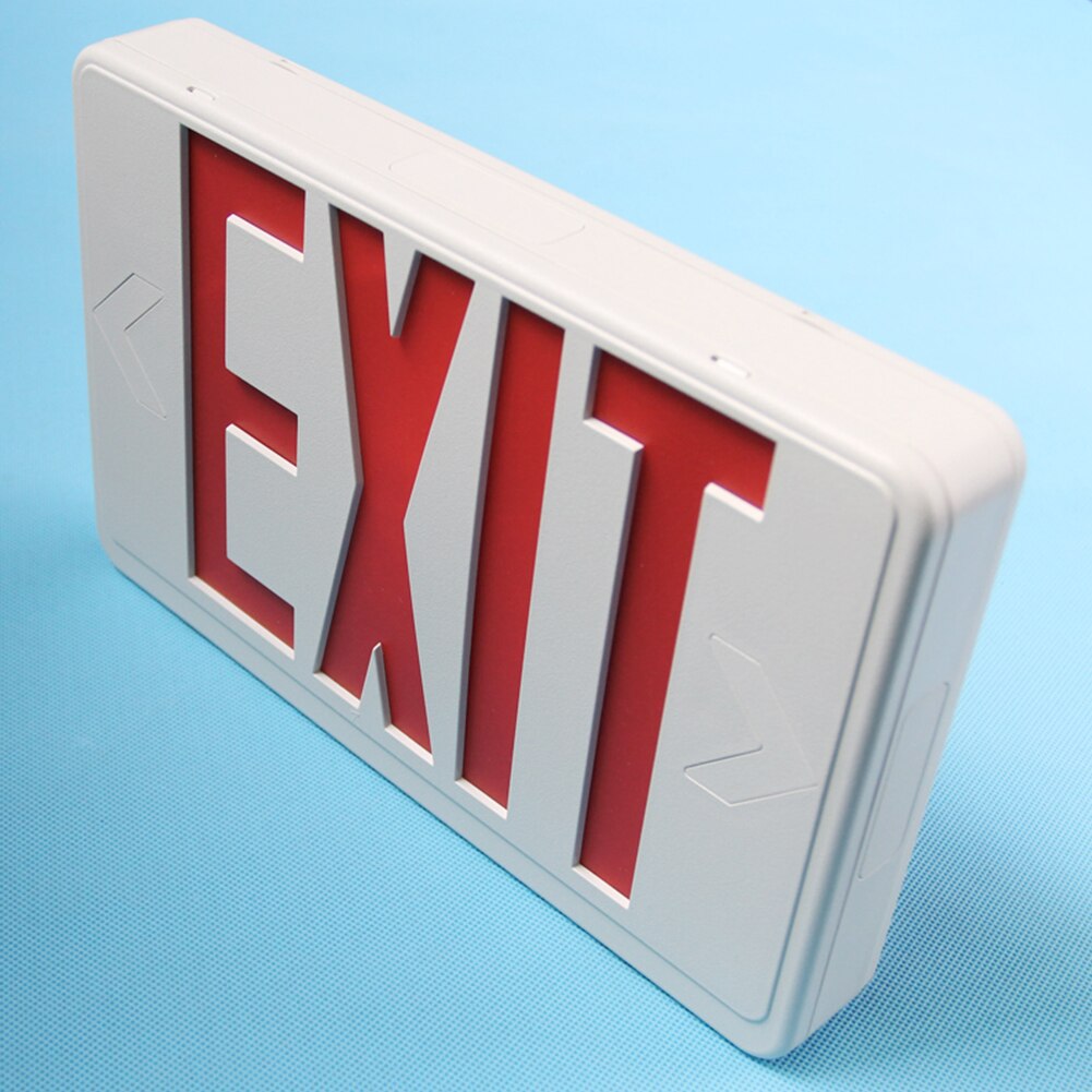Emergency Lamp Electric Exit Sign With Battery Backup Light Letter Led Indicator Completely Self-contained Fully Automatic Low