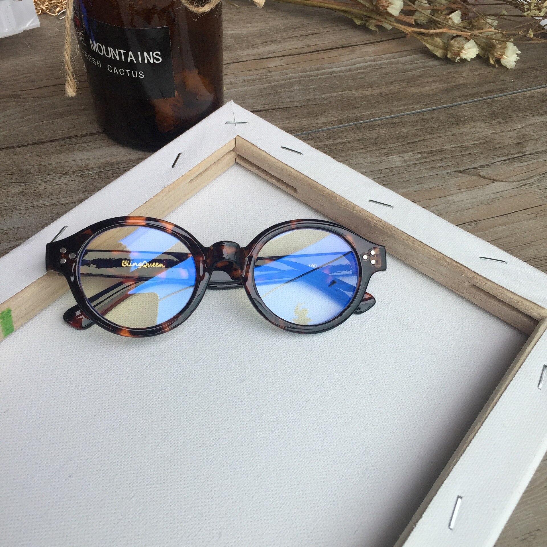 Anti Blue Light Glasses Kids Glasses Frame Myopia Eyeglasses Baby Computer Glasses Girls Boy Clear Spectacle Frames Children: Leopard