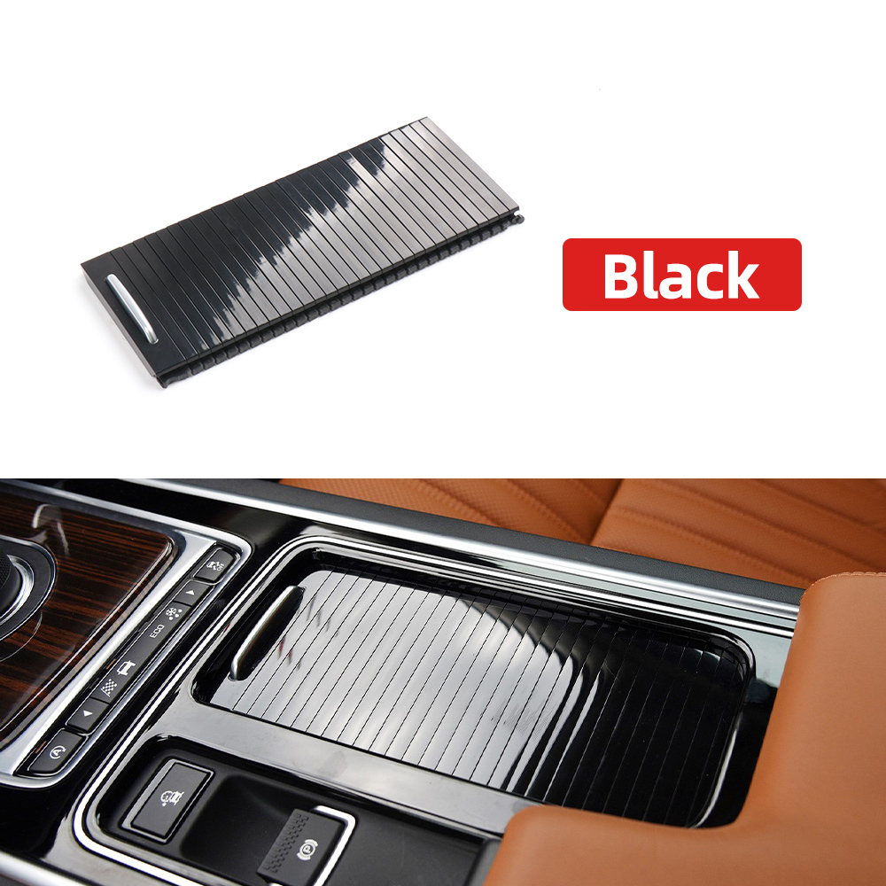 Car Inner Indoor Centre Console Roller Blind Cover Water Cup Holder Storage For Jaguar XFL XF XFL XE XE: Default Title