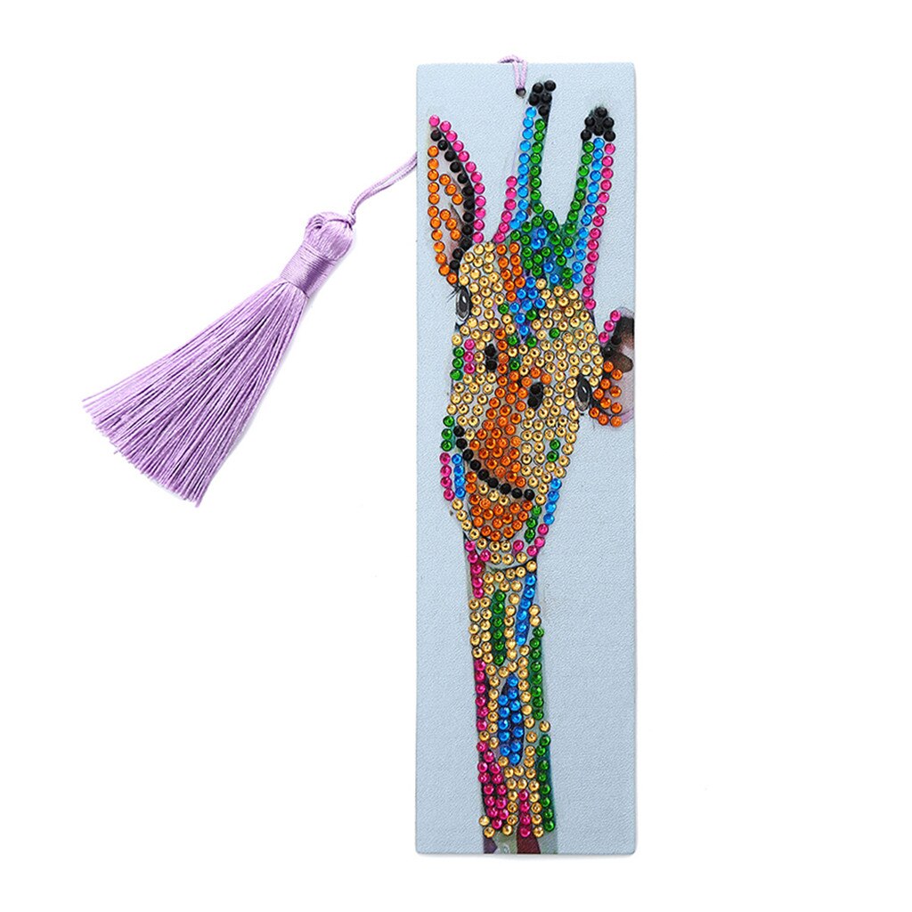 Diamond Painting Bookmarks Embroidery Craft Diamond Art Bookmark DIY Special Shaped Drill Cross Stitch Embroidery Kits Home: N