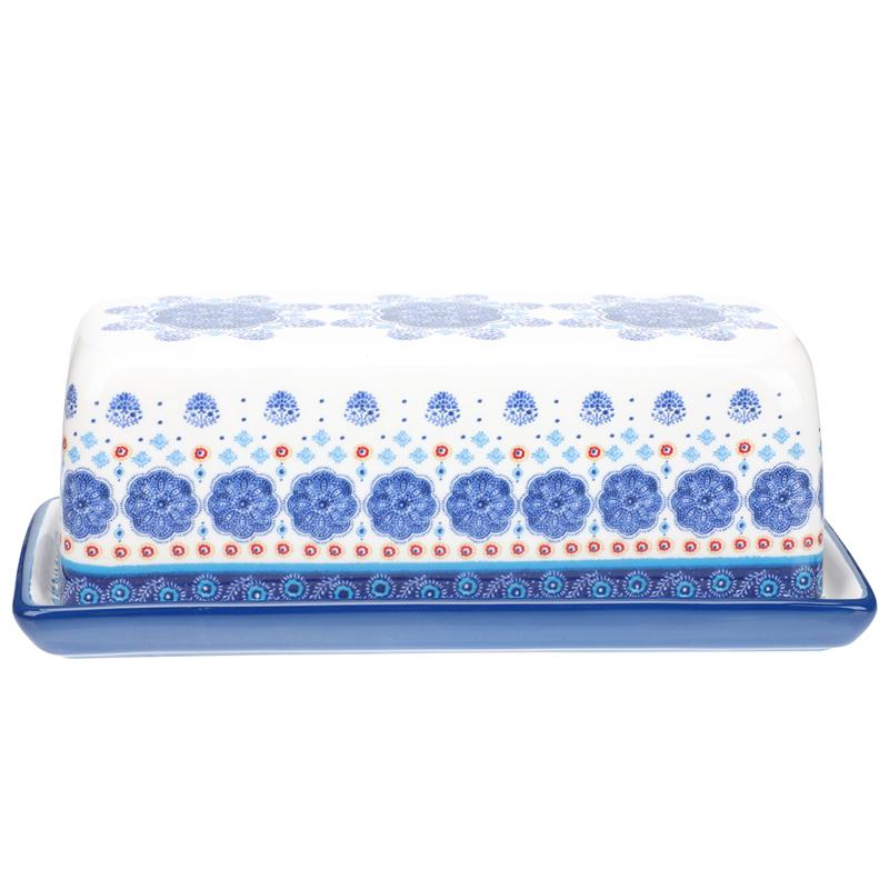1pc American Style Butter Dish Delicate Ceramic Butter Box Butter Container: 3