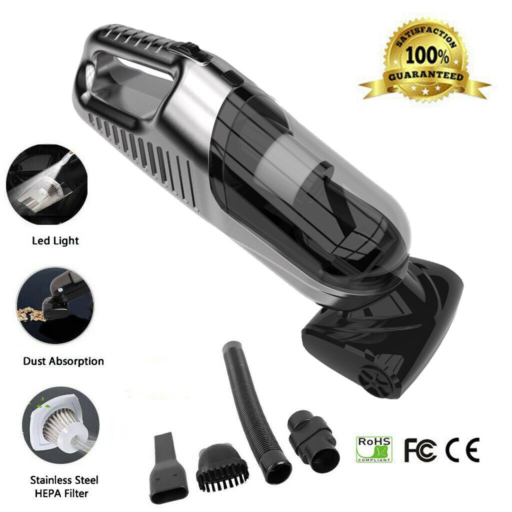 Portable Handheld Car Vacuum Cleaner DC 12V 90w High Power with 4000Pa Stronger Suction for Car Aspirateur Voiture 8