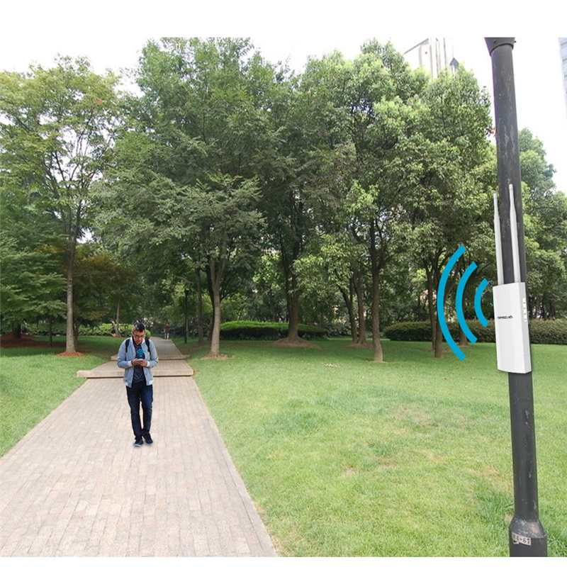 Cf -ew71 300 mbps draadloze wifi-repeater 2.4 ghz wifi-router waterdichte krachtige buitenextender wifi-routerantenne