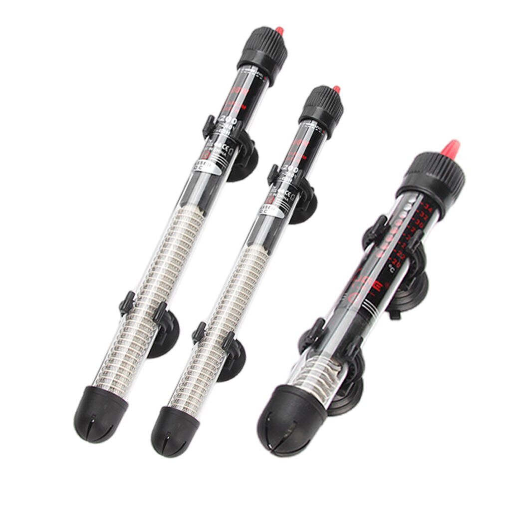 Aquarium Fish Tank Heater Submersible Thermostat Heater Adjustable with Suction Cup for Aquarium Freshwater Accessories