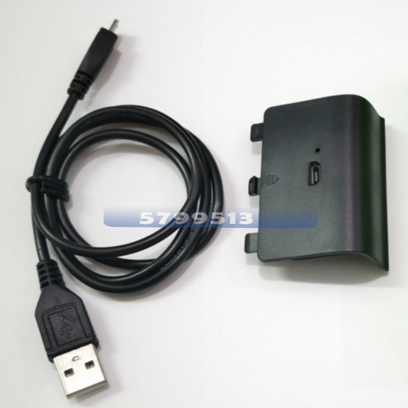 1-10PCS 2400mAh Ni-MH Rechargeable battery pack + USB Cable For XBOX ONE Controller Wireless Gamepad Replacement Batteries kits