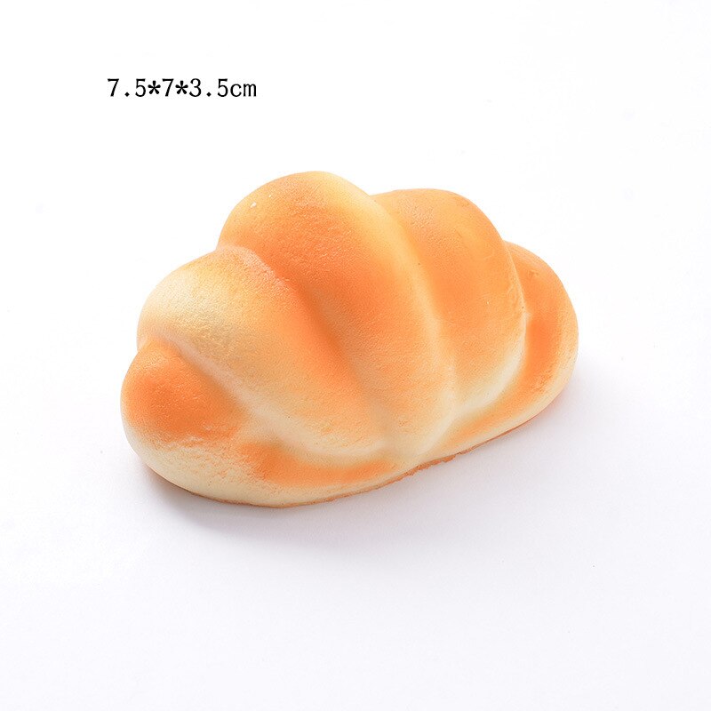 Squishy Food kreatywne imitujące chleb tosty pączki powolne rośnie wycisnąć zabawki antystresowe parodia Tease ludzie dekoracja stołu