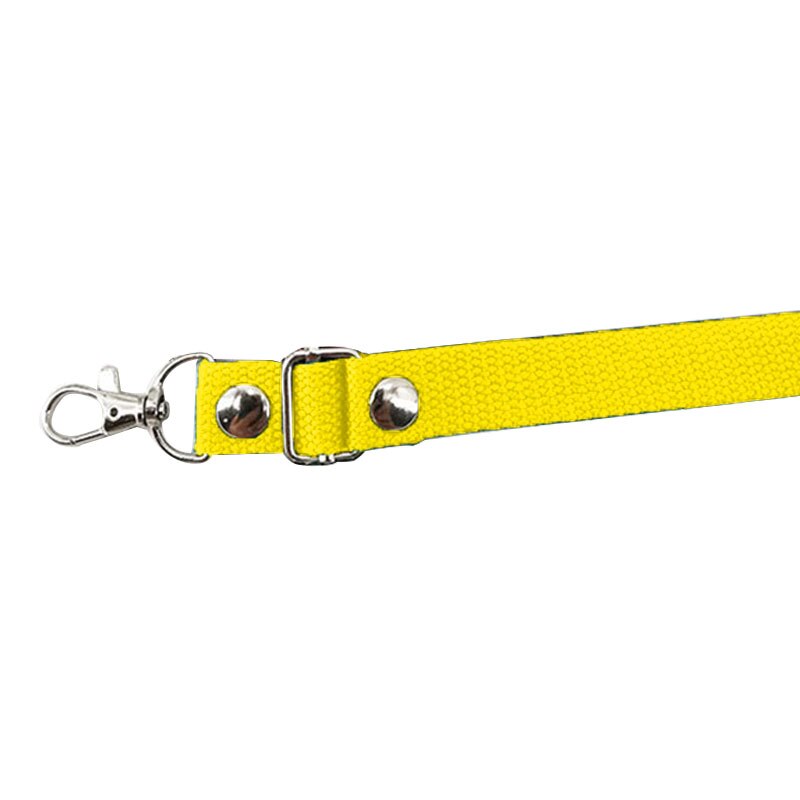 130Cm Canvas Snoep Kleur Tas Band Verstelbare Schouderriem All-Match Klinknagel Versterkte Brede Singels Strap Vervanging Riem: A-yellow