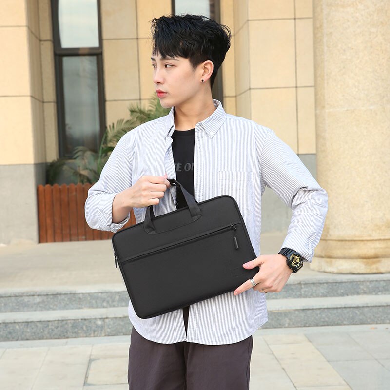 AOTTLA Handbag 16 Inch Laptop Bag Large Capacity Men's Briefcase Classic Solid Color Women's Shoulder Bag Leisure Crossbody Bags