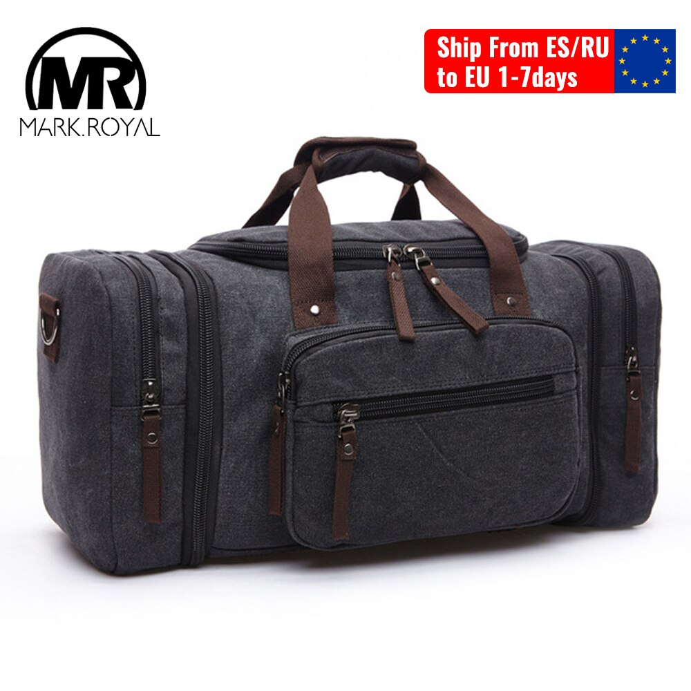 MARKROYAL Mens tela da viaggio borsone da viaggio grande capacità borse da viaggio Tote da viaggio borsa a tracolla borse per la spesa Dropshipping