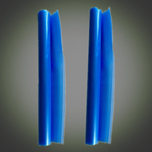 Lienzo Soluble en agua, tela mágica de 14CT, tela de punto de cruz que desaparece en el agua, lienzo Soluble en agua DIY para accesorio de bordado: 40 x 50 cm / Azul