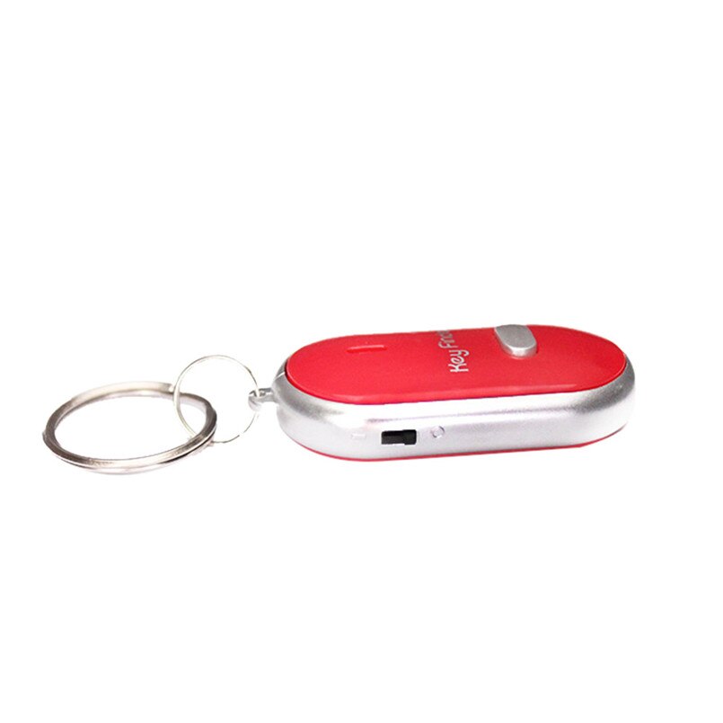 LED Light Torch Remote Sound Control Lost Key Fob Alarm Locator Keychain Whistle Finder Old Age Anti-lost Alarm 40MR29