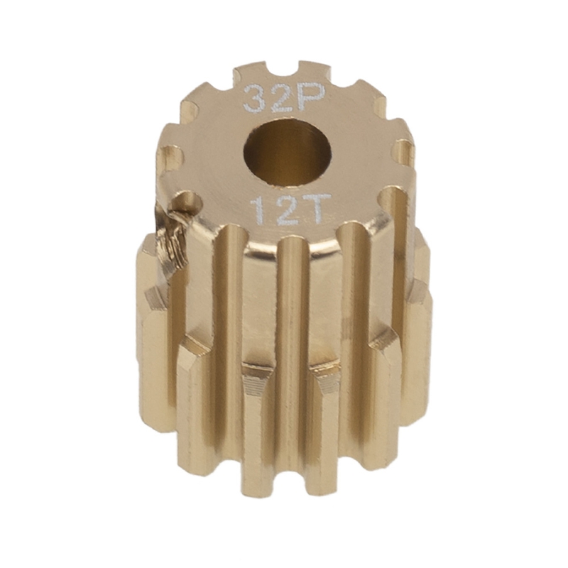 32P M0.8 3.175Mm Aluminium Metalen Pinion Motor Gear Voor 1/10 1/8 Rc Model Auto Motor: 12T 