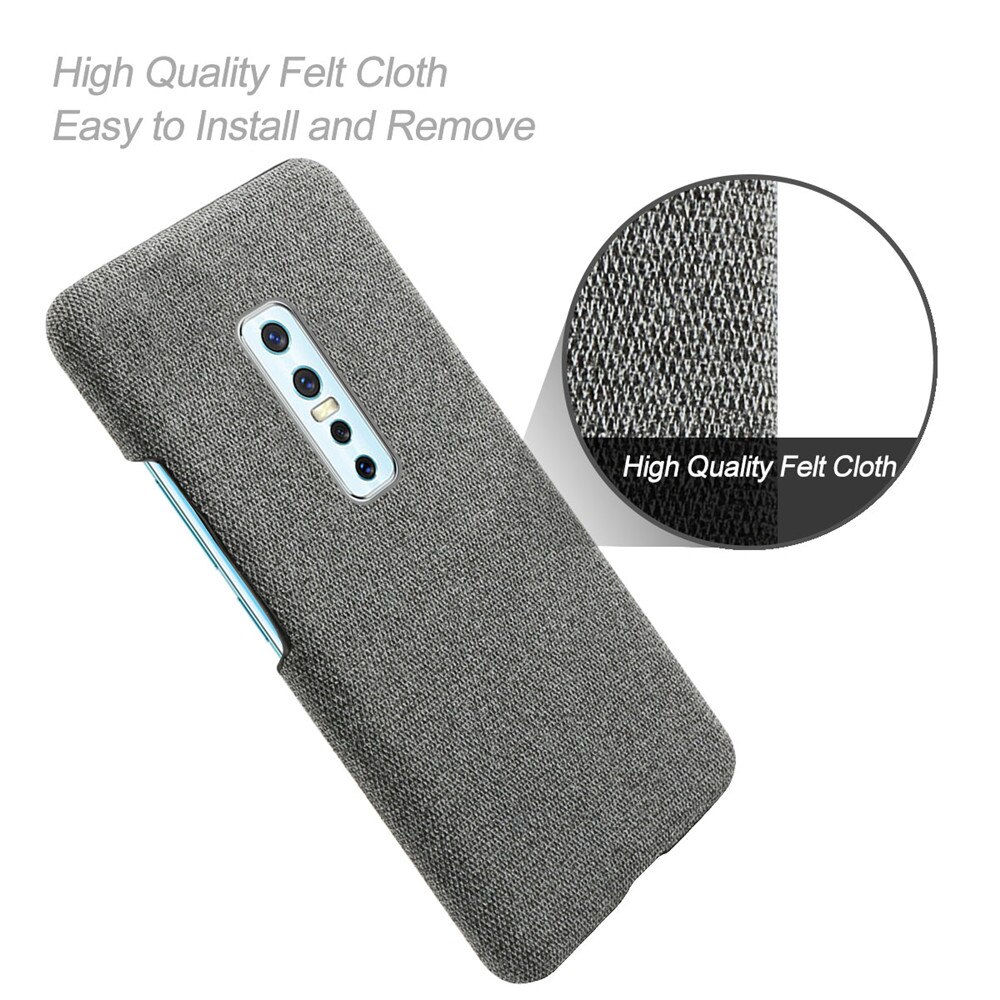 Custodie in tessuto per Vivo V17 PRO custodia rigida in tessuto retrò sottile per Vivo V17 PRO V17pro 6.44 "1909 co1910 Coque