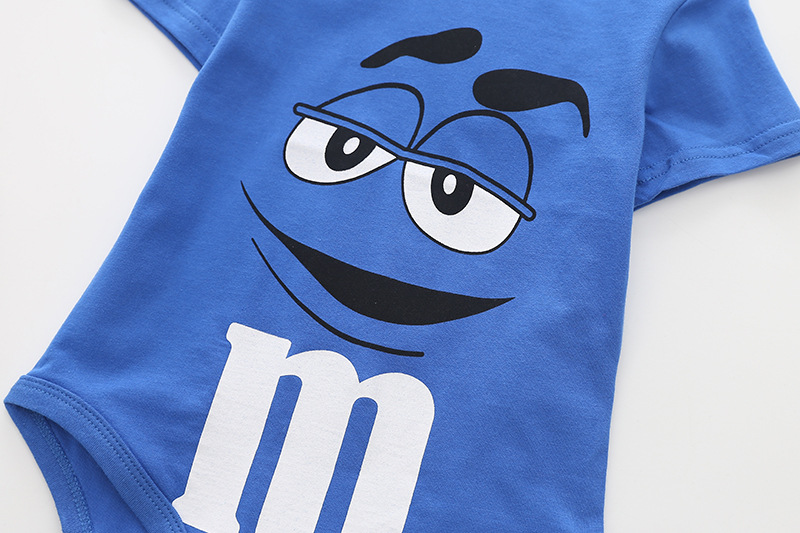 Baby Jumpsuit Katoen Baby Body Korte Mouw Kleding Baby Jumpsuit Cartoon Alfabet Print Baby Boy Meisje Kleding Panty