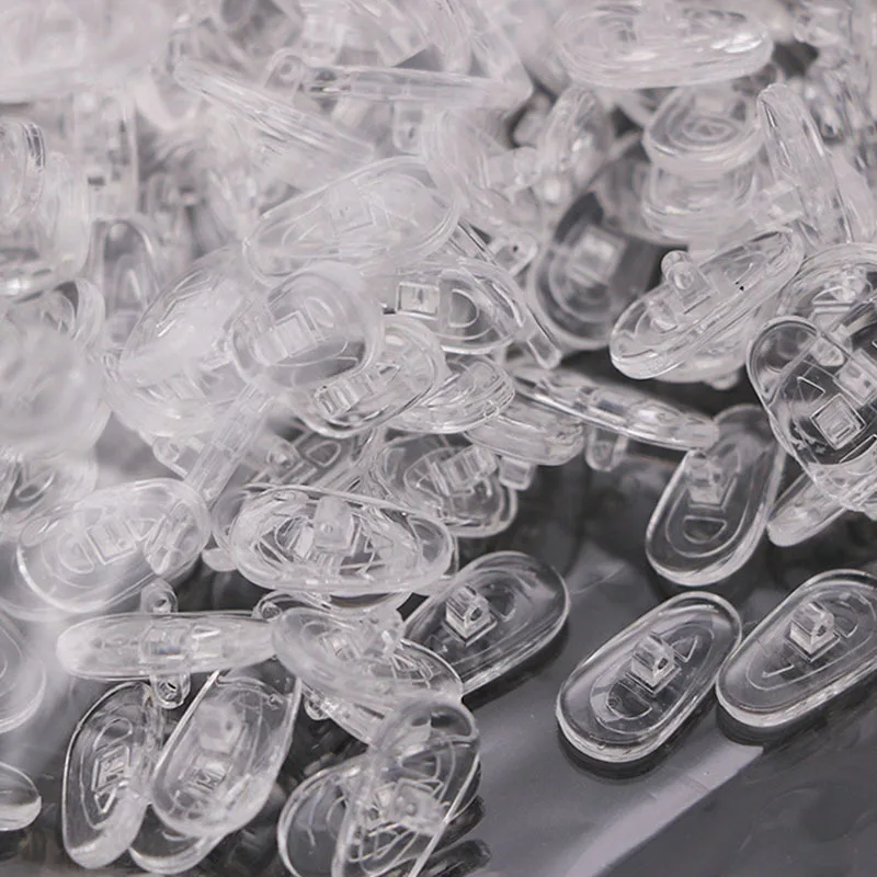 DIY Luchtkamer Helder Ovaal Lenzenvloeistof Neusbeugel Siliconen Neuspads Brillenbeugel Anti Zonnebril Brilaccessoires