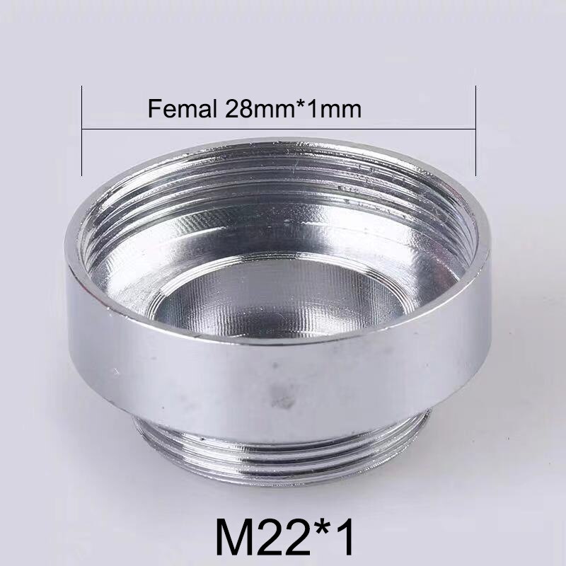 Koper Vernikkeld M22 Reducer Kraan Adapter 16 18 20 22 24 26 28 30mm Mannelijke Vrouwelijke Keuken Badkamer messing Water Tape Joint: Light Grey