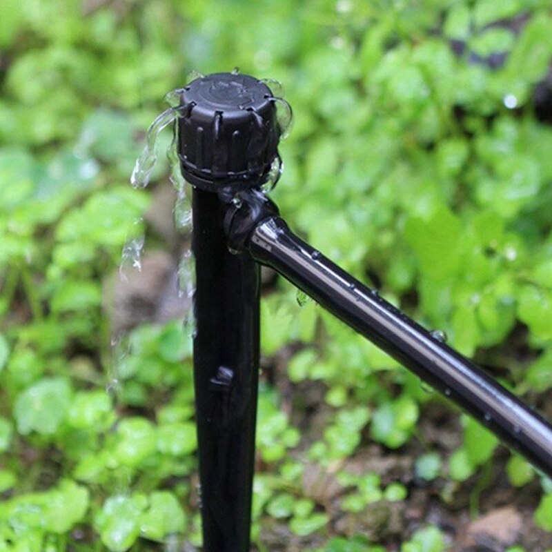 100 Pcs Drip Emitters,360 Degree Water Flow Drip Irrigation System &amp; 1 Set Pressure Washer Extension Spray Wand