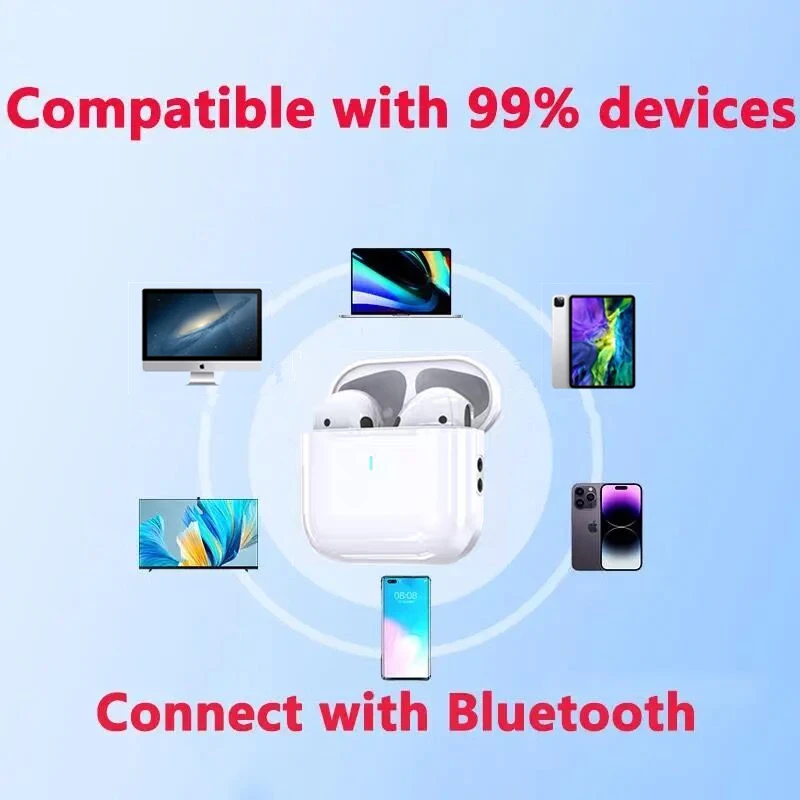 Original Air pro Bluetooth kopfhörer Bluetooth 5,3 auriculares Ohrhörer Gaming Headset Für iPhone Apple Xiaomi Android telefon