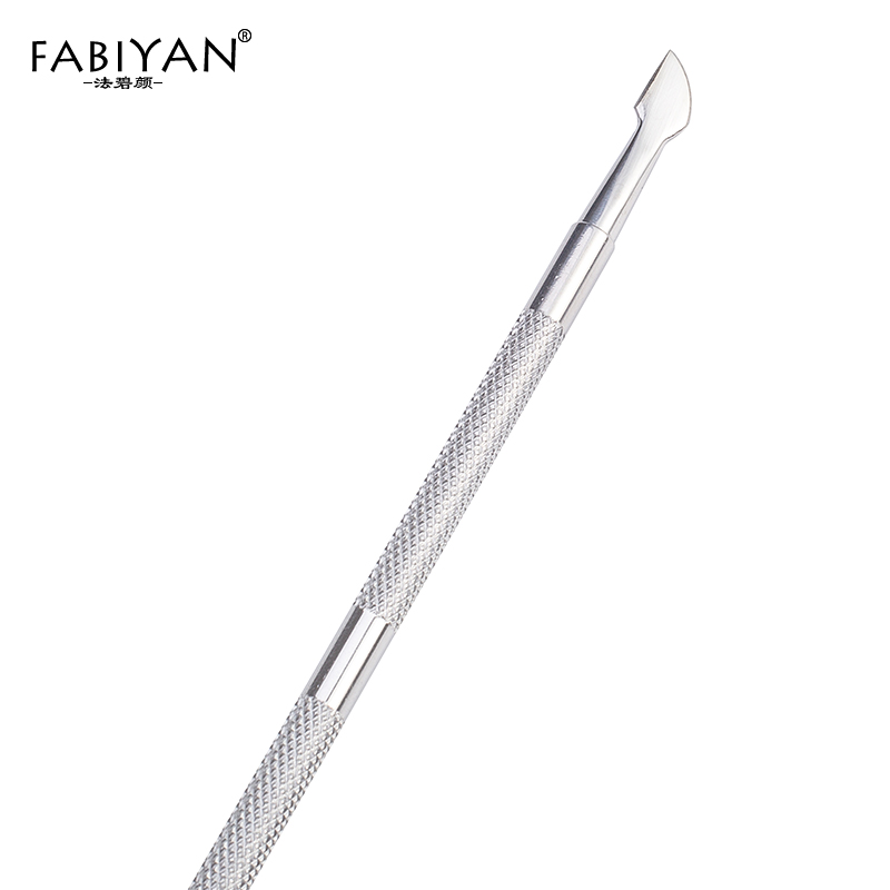 Tige triangulaire pour enlever le vernis à ongles et les cuticules, à Double tête, pour manucure et pédicure, outil de raboteuse de peau morte