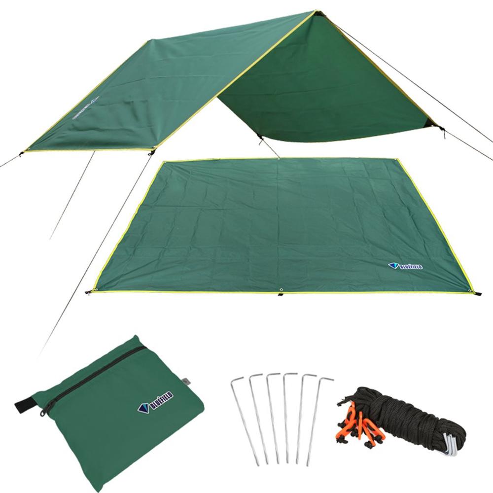 Camping Mat Ultralight Outdoor Waterproof Tent Tarp Footprint Ground Oxford Sheet Mat Blanket Canopy for Camping Hiking Picnic: Green / 150x220cm(S)