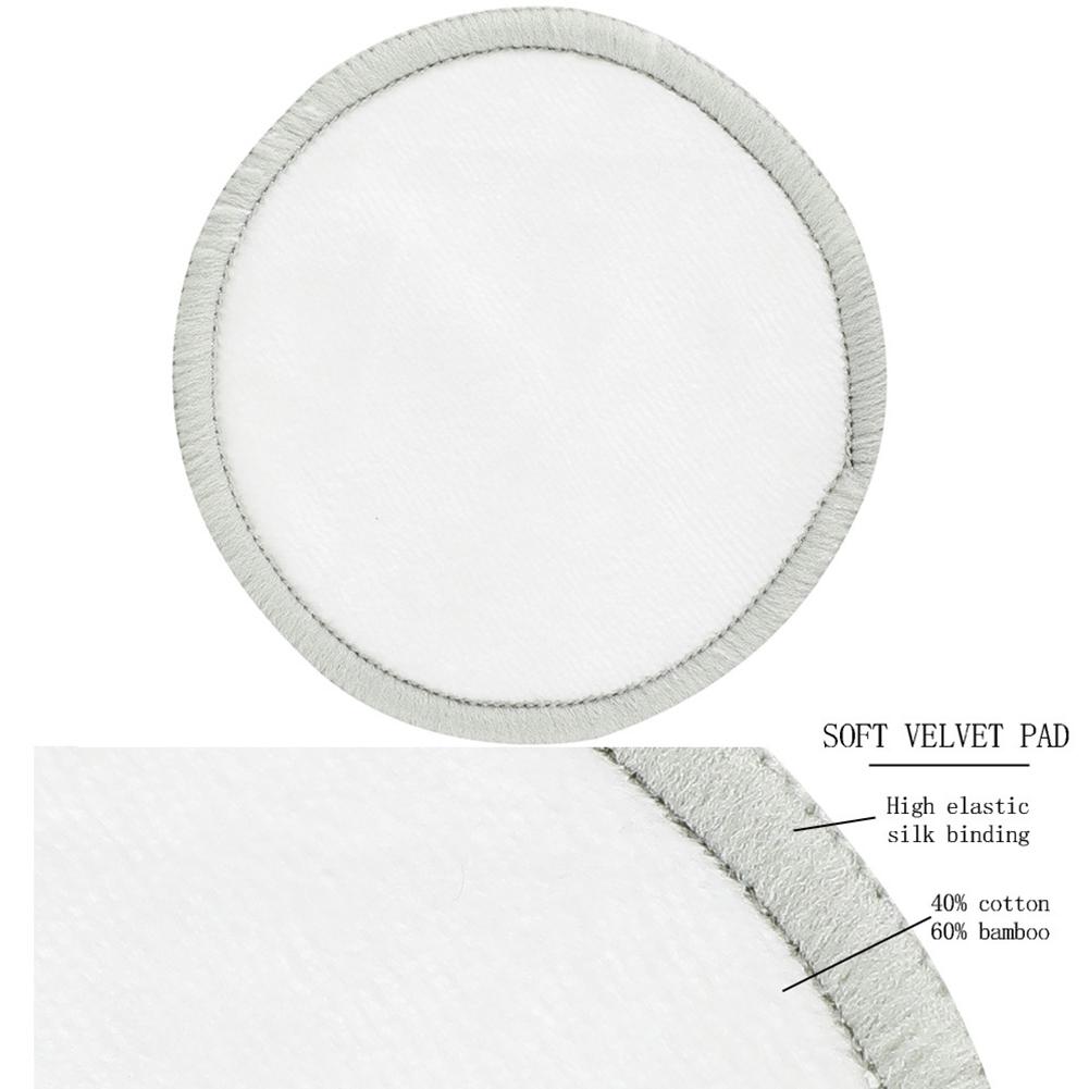 1/4 stk/sett gjenbrukbare sminkefjerner sminkefjerner vaskbare kosmetiske sminkepads for alle hudtyper sminkefjerner 40p