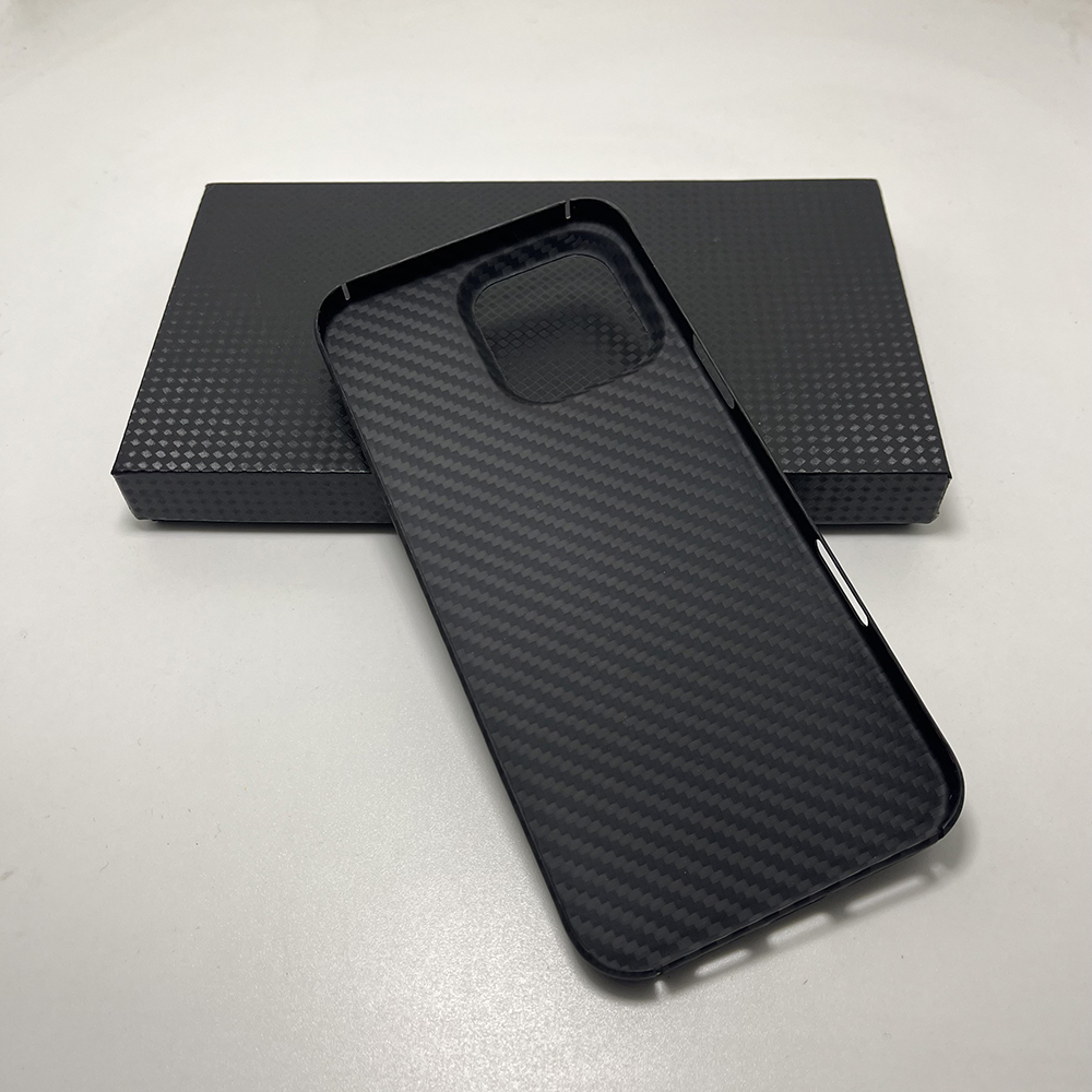 Pour iphone 13 14 15 16 pro max étui de téléphone en Fiber de carbone mince fibre d'aramide Protection de lentille couverture rigide pour iphone16 15 14 pro