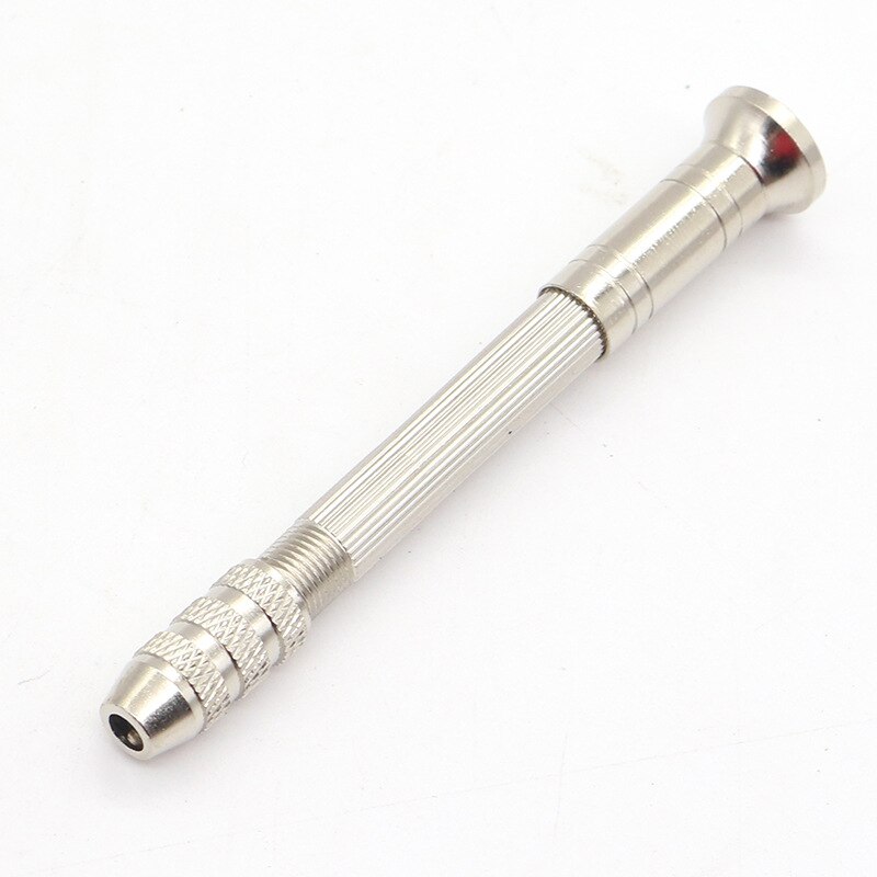 10pcs/set Twist Drill Bit High Precision Mini Micro Aluminum Hand Drill with Keyless Chuck Rotary Twist Drill Hand Drill Bit: 1PC Hand Drill