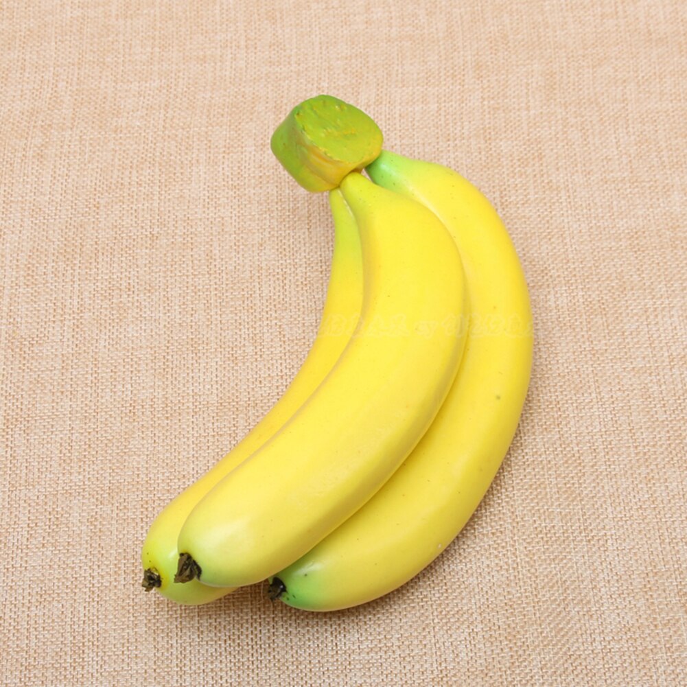 Banaan Bos Kunstmatige Vruchten Nep Banaan Cognitieve Leermiddelen Eva Plastic Fruit Winkel Winkel Display Decor Bruiloft Benodigdheden