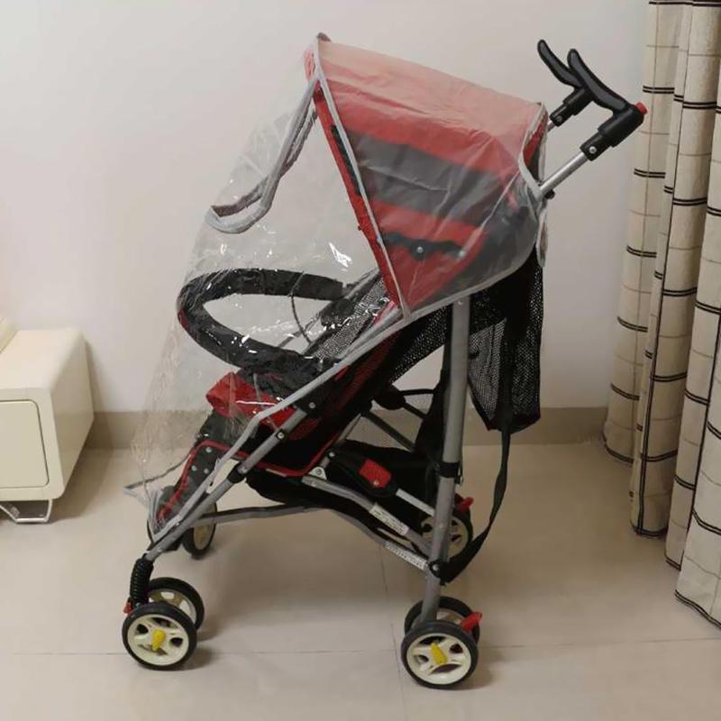 Leichte Kinderwagen Kinderwagen Zubehör Regen Abdeckung Wind Staub Schild Regenmantel Notwendig Baby draussen Kinderwagen Spielereien