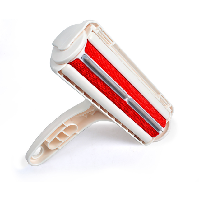 Pet Hair Remover Roller - Dog & Cat Fur Remover with Self-Cleaning Base-Efficient Animal Hair Removal Tool,Couch,Carpet,Car Seat: Red