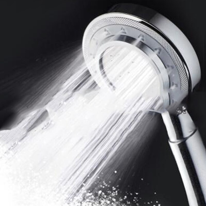 Multi-function hand-held Rainfall Shower Head Adjustable High Pressure Bathroom Accessories Portable Removable Shower Heads