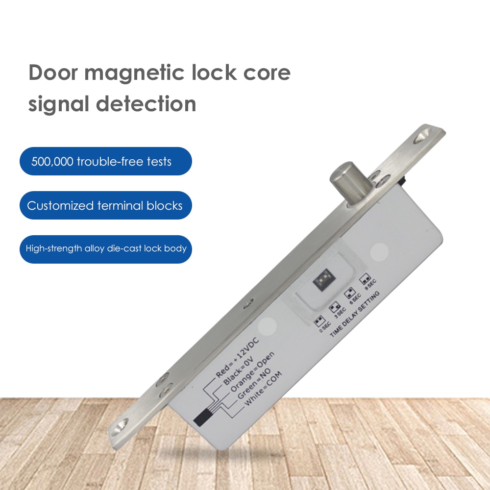 Electric Strike Door Lock Electronic NO Fail Safe Secure Mortise lock Electric Deadbolt For Access Control System