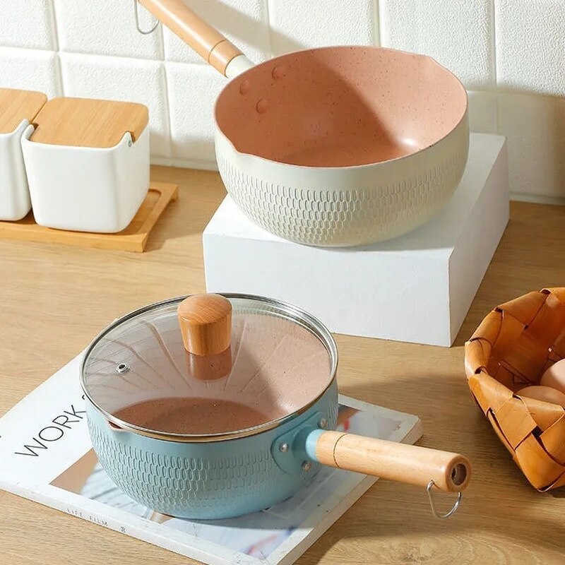 Küche Kochen Topf Maifan Stein Nicht-Stock Kochen Nudeln Heißer Milch Suppe Töpfe Japanischen Stil Schnee Pfanne Herde Universal- Kochgeschirr