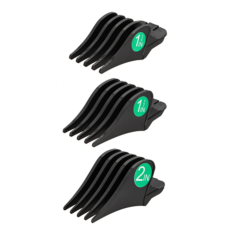 Pettine a limite grande 32mm 38mm 51mm per protezioni per tagliacapelli Wahl Barbiere Guida al taglio Pettini Accessorio per tosatrici elettriche Y0504: verde
