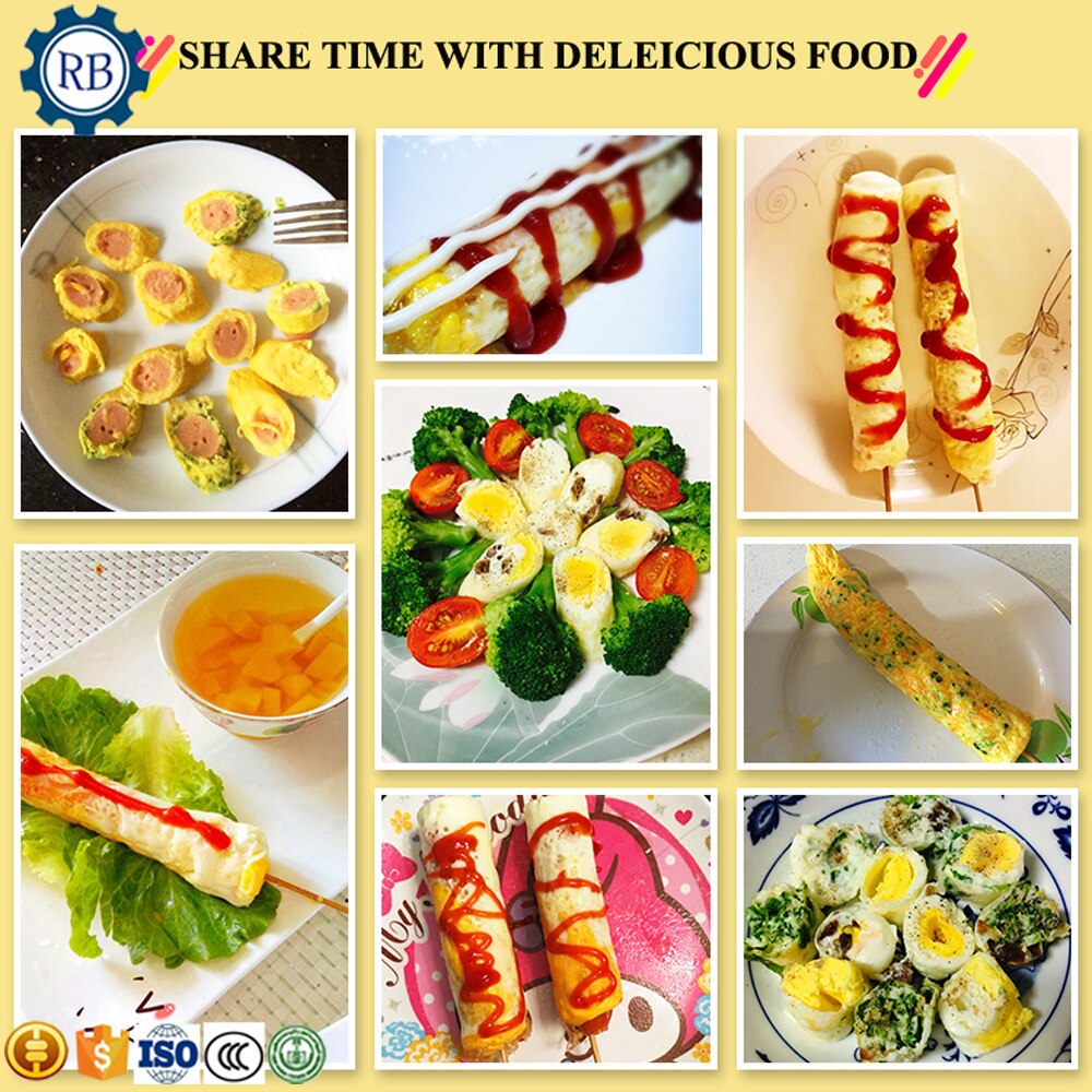 electric rollie egg roll rolling maker machine dog egg cup DIY breakfast machine sausage making frying machine