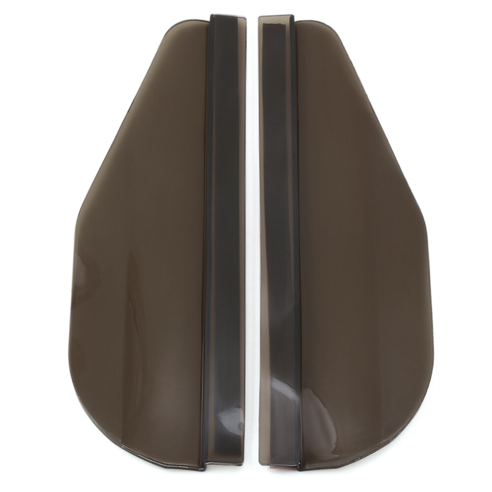 2PCS PVC Car Rearview Mirror Eyebrow Rain Shade Rainproof Cover For SKODA Octavia Kodiaq Fabia Rapid Superb A5 A7 Kamiq Karoq: Black
