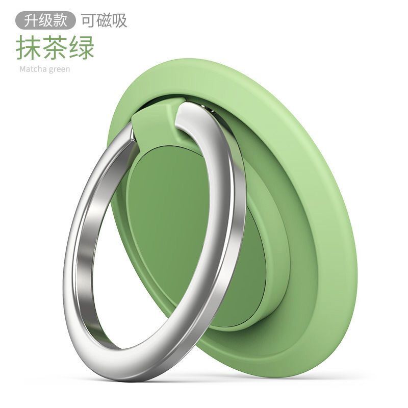 Anillo de Metal de lujo para teléfono móvil, soporte magnético para coche, anillo para teléfono, Iphone: Green