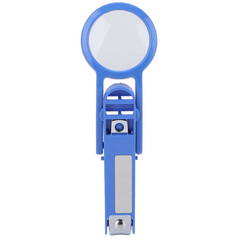 Nail Magnifier Scissors Matte Surfaces Magnifying Glass Nail Cutter for Toenails