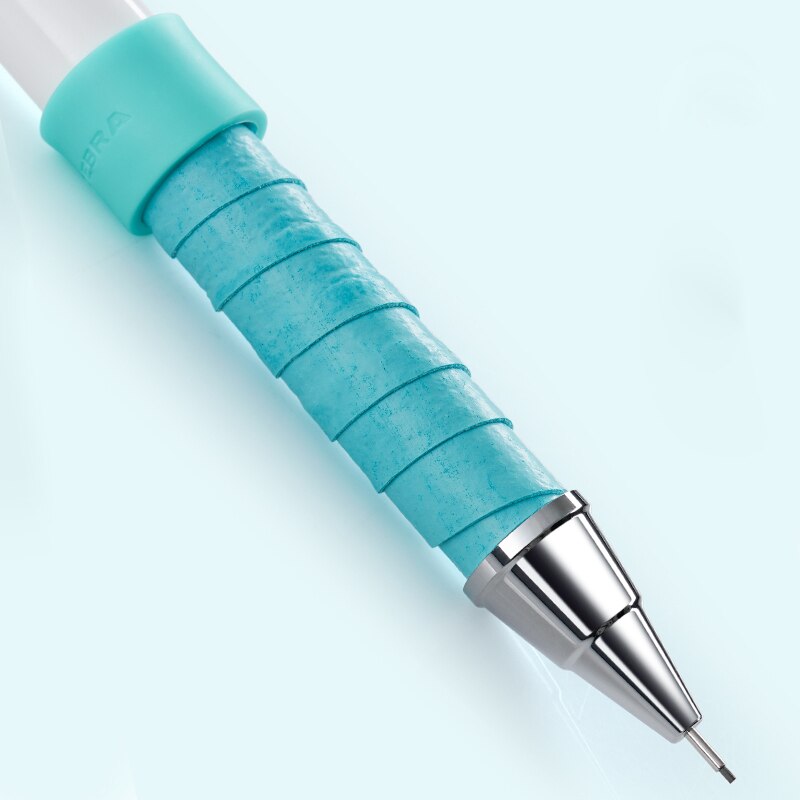 Japan zebrama 77 bløde gummistuderende bruger myteegrip skridsikker svedabsorberende pen til at holde en mekanisk blyant