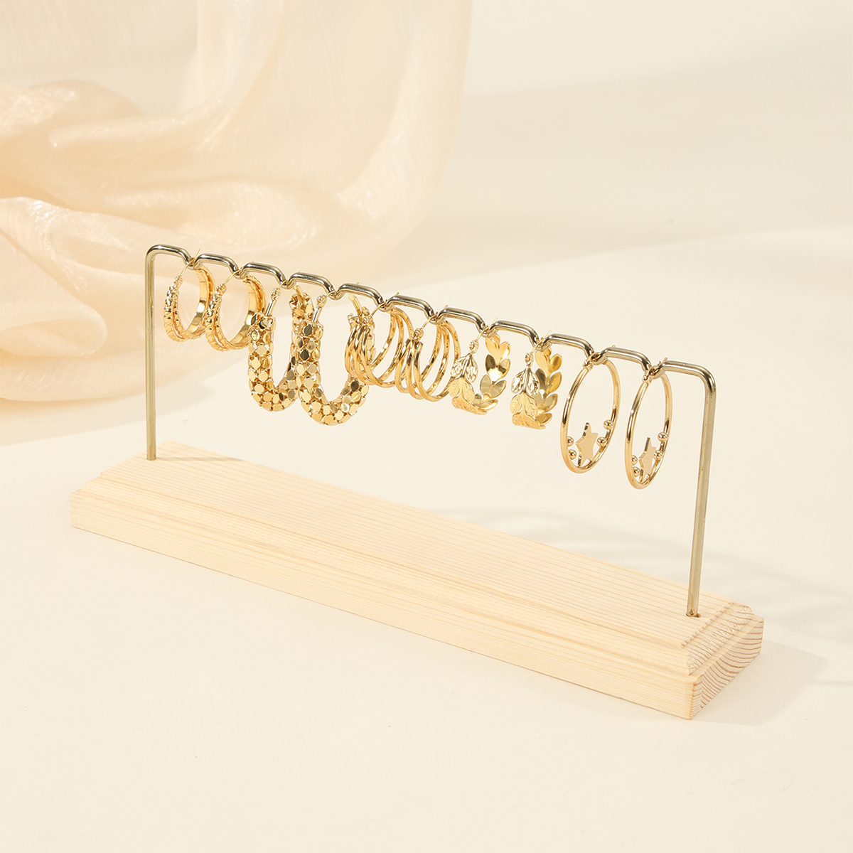Oorbel Ketting Ring Armband Sieraden Houder Sieraden Display Organizer Houders Metalen Magazijnstellingen