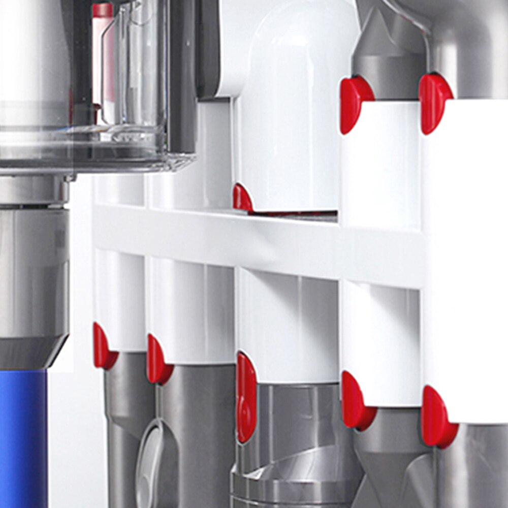 Soporte de almacenamiento para Dyson V11 Dok, piezas de limpiador al vacío sin perforaciones, soporte de almacenamiento, 9 agujeros, práctico adaptador de herramientas de extensión