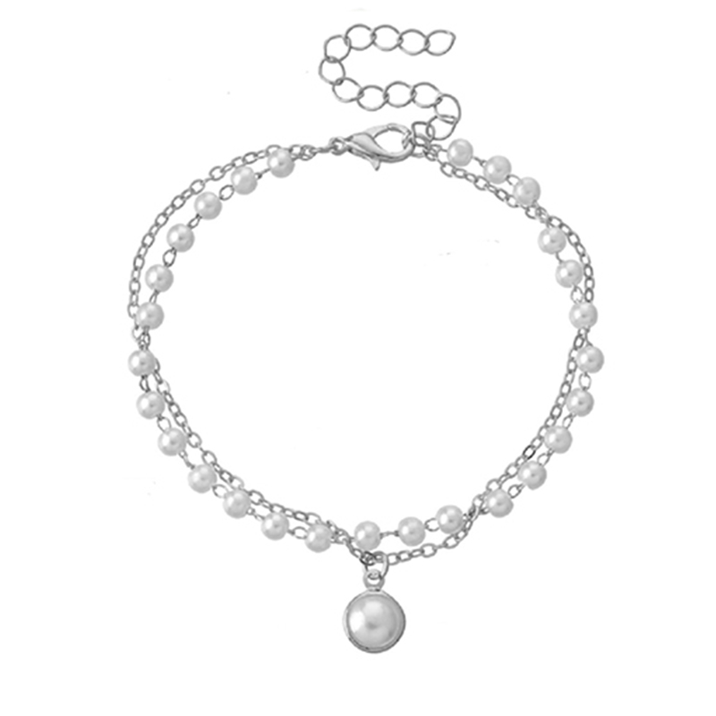 Einfache Nachahmung Perle Armbänder Temperament Schmetterling Blumen Biene Anhänger Armbinde Für Frauen Mädchen Party Bankett Charme Schmuck: 2