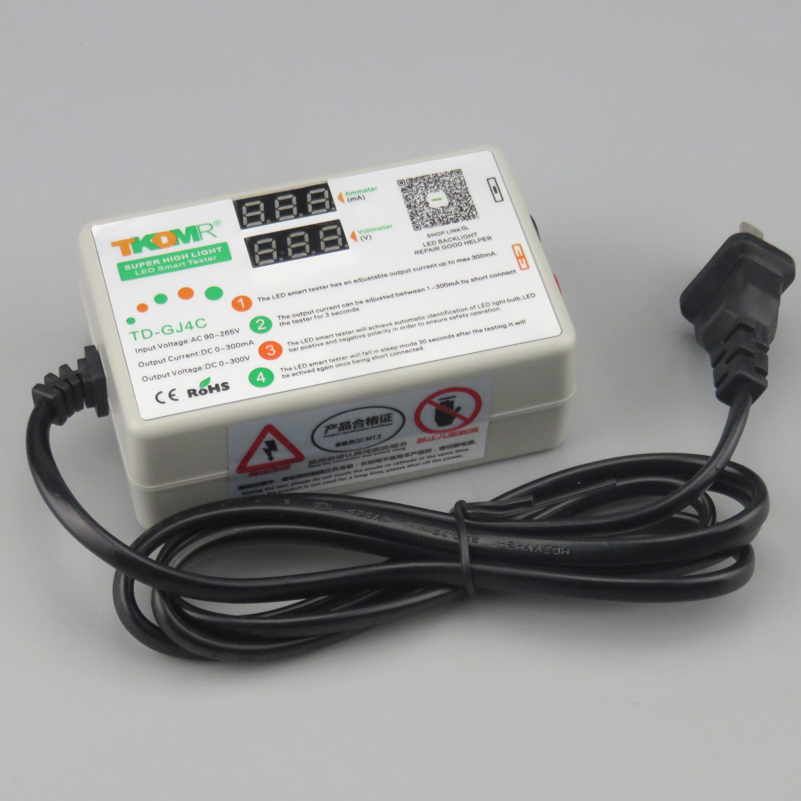 TKDMR-GJ4C architecture LED Lamp LCD TV Backlight Tester polarity automatic identification 90W 0-300V 1-300MA