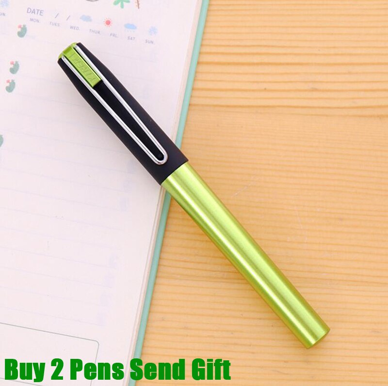 Brand Yiren Ink Fountain Pen Office Men Writing Signature Pen Buy 2 Pens Send: Green Pen
