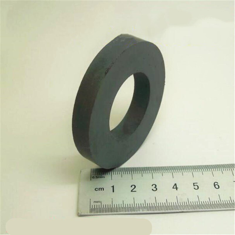 LEDERE 2 pièces/lot Y30 anneau Ferrite aimant 60*10mm trou 32mm aimant Permanent 60mm x 10mm noir haut-parleur rond 60X10