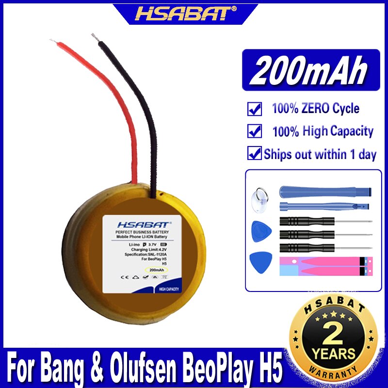 Battery Replacement Compatible For Bang & Olufsen BeoPlay H7, BeoPlay
