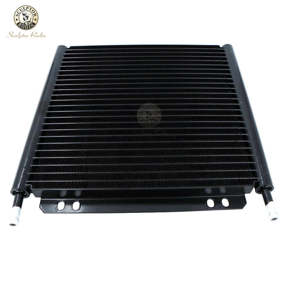 Oil Cooler Aluminum Transmission Oil Cooler 26Row Automatic Stacked Plate Oil Cooler Radiator