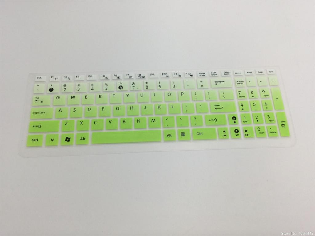 for Asus G771JW G771J G771JM GL702VM GL702V GL70ZC GL702VI GL702VT GL752VL GL752VW 17.3 inch Notebook keyboard Cover Protector: fadegreen
